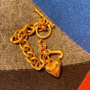 Juicy Couture gold link bracelet